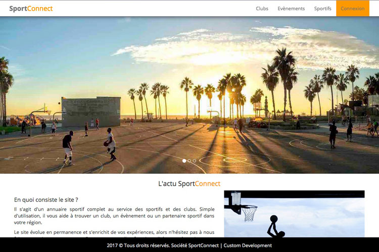 SportConnect | Application web : https://www.app-sportconnect.com